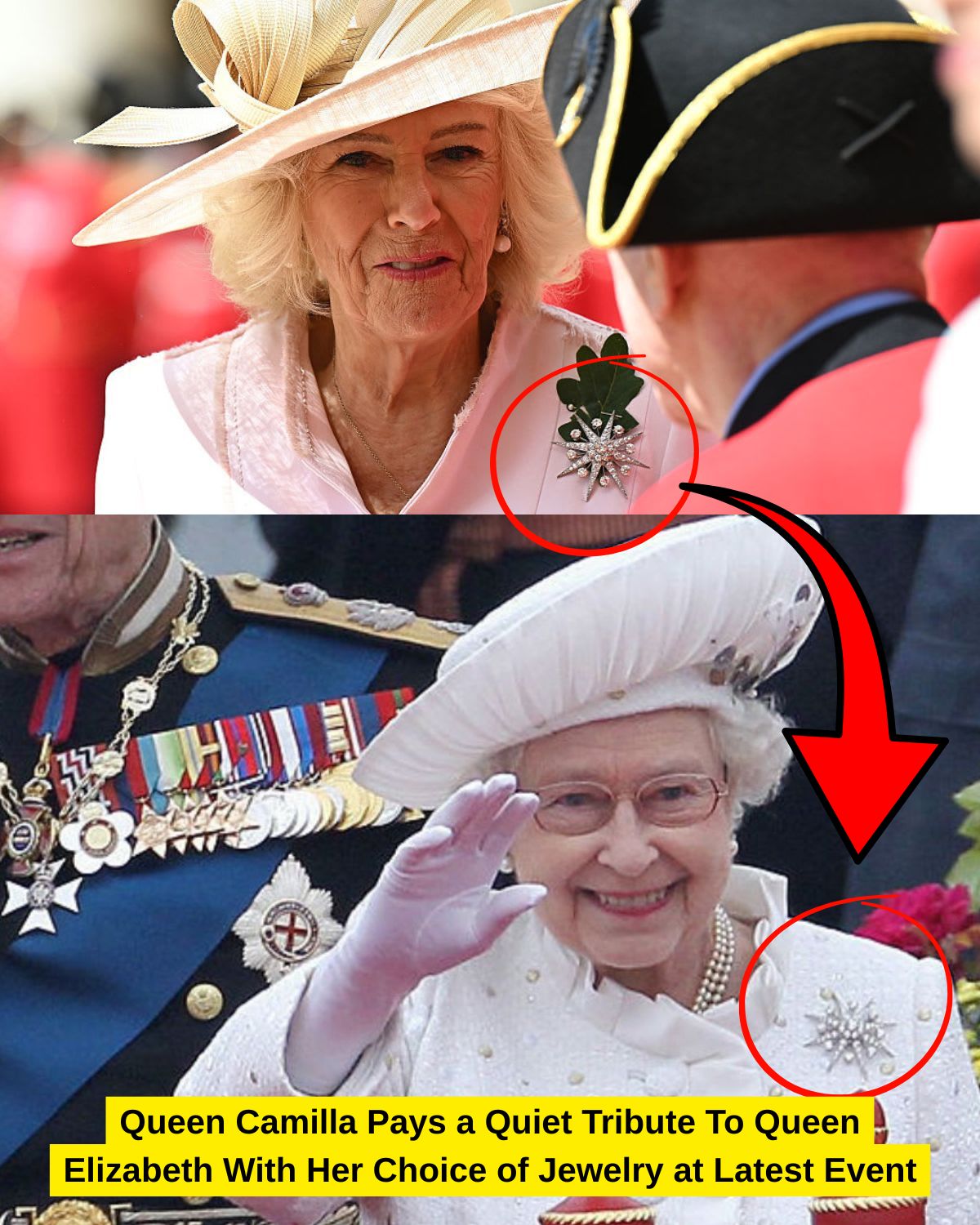 Queen Camilla Pays a Quiet Tribute To Queen Elizabeth With Her Choice of Jewelry at Latest Event
