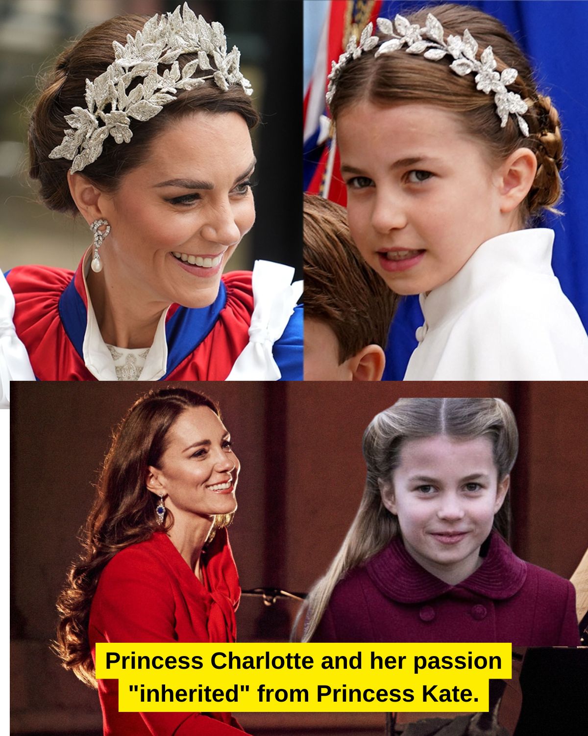 Princess Charlotte and her passion "inherited" from Princess Kate.
