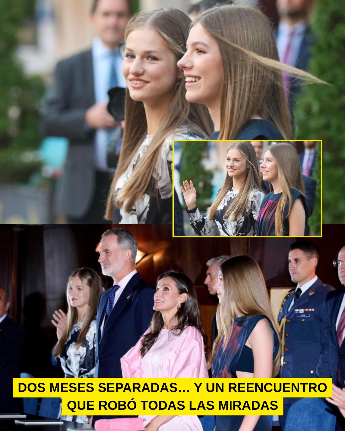 Tras abandonar temporalmente el campamento militar, la "princesa más bella de Europa" volvió a causar sensación al aparecer con un encantador vestido que cautivó a sus admiradores.