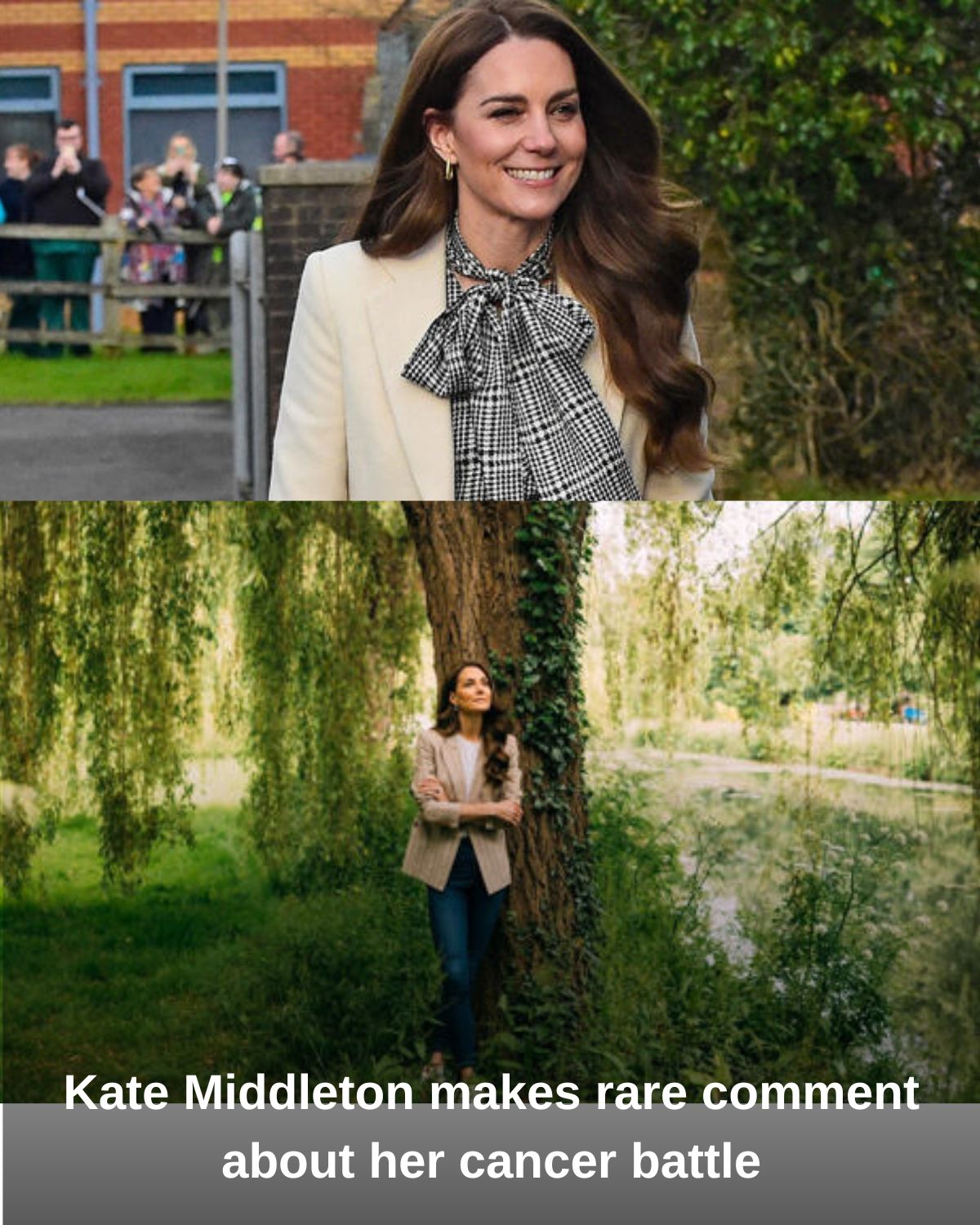 Kate Middleton makes rare comment about her cancer battle