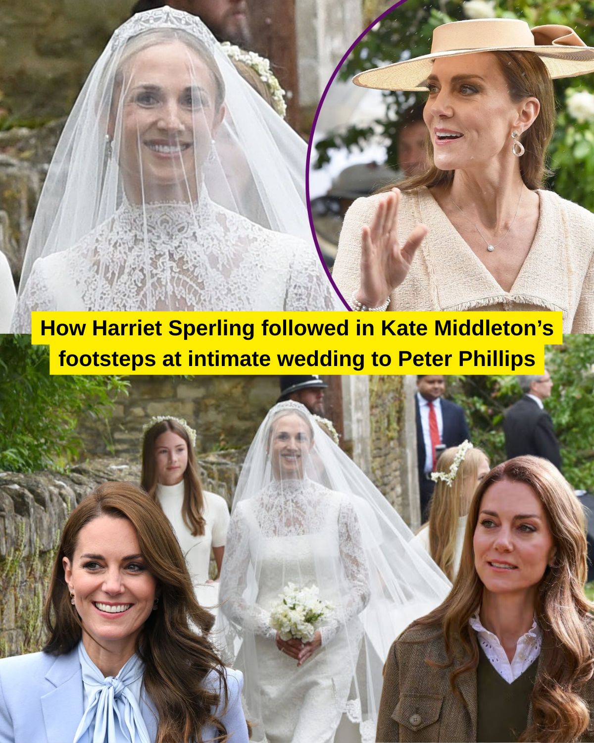 How Harriet Sperling followed in Kate Middleton’s footsteps at intimate wedding to Peter Phillips