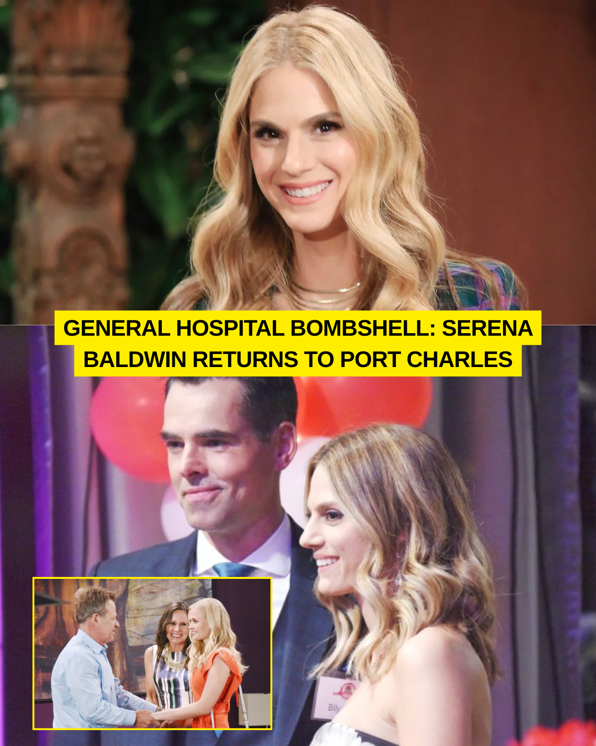 GENERAL HOSPITAL BOMBSHELL: SERENA BALDWIN RETURNS TO PORT CHARLES — AND HER ARRIVAL COULD IGNITE A FAMILY EARTHQUAKE!