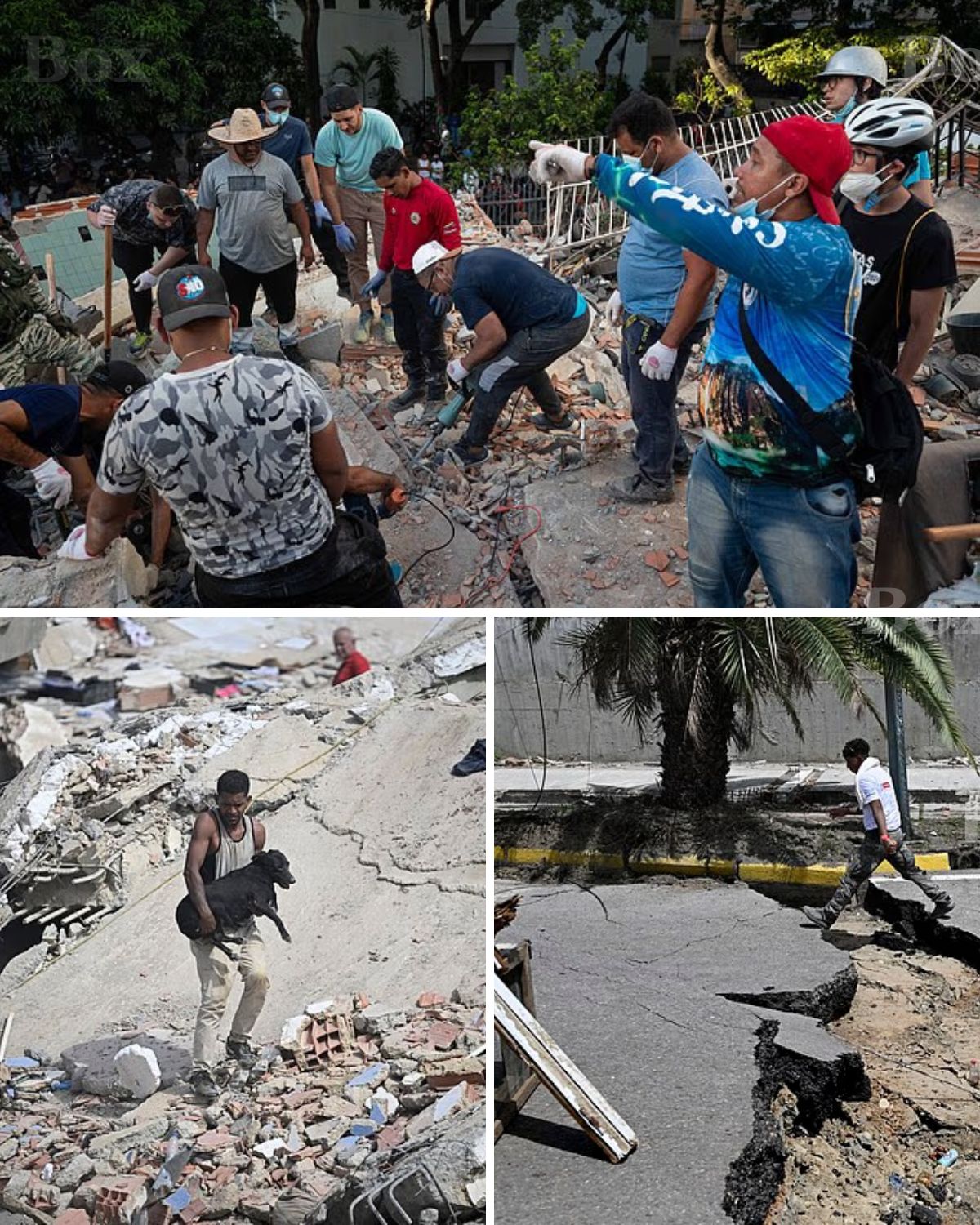 Thousands Feared Trapped After Two Powerful Earthquakes Devastate Venezuela