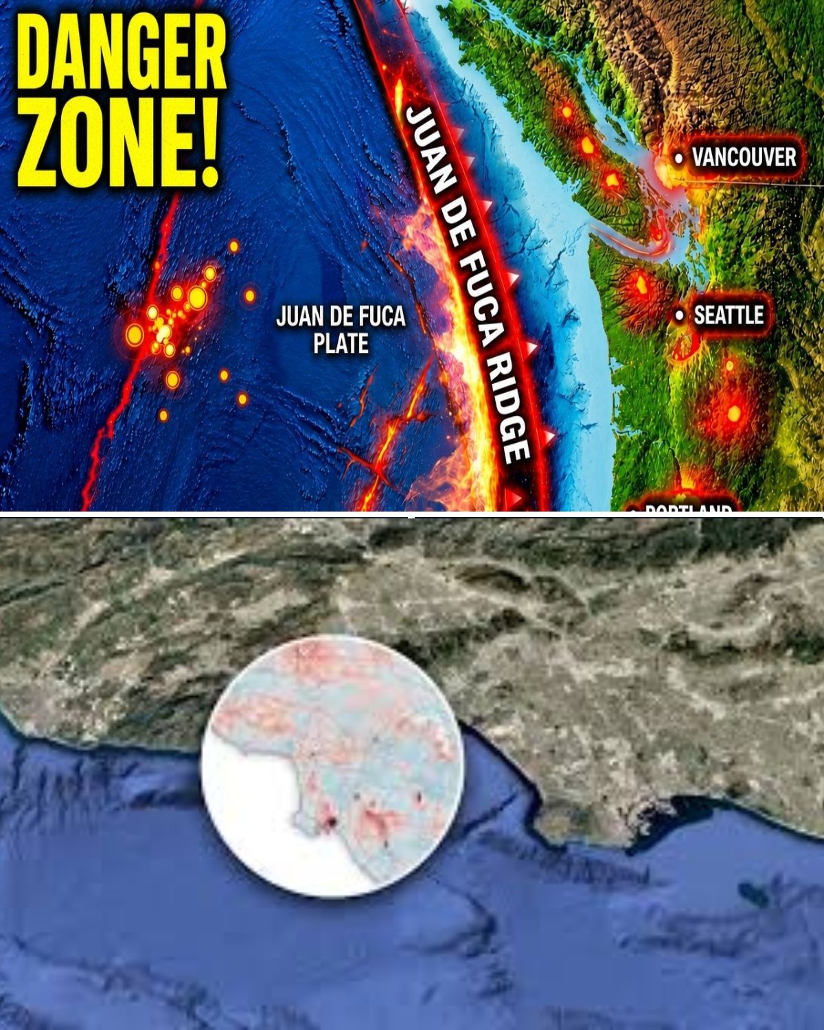 California may look still from the ground, but satellites are telling a very different story.