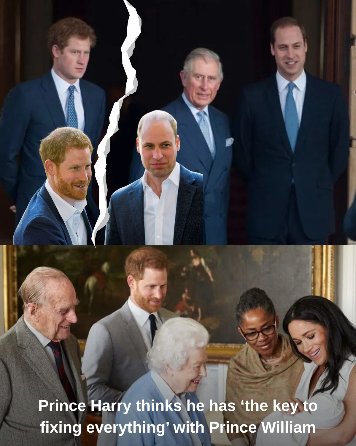 Prince Harry thinks he has ‘the key to fixing everything’ with Prince William