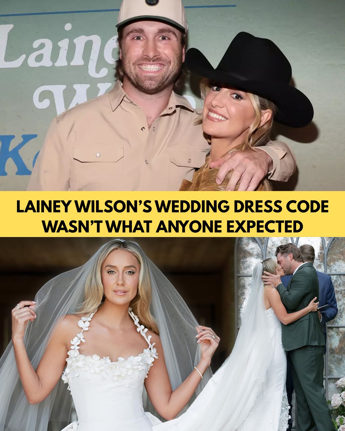 Lainey Wilson Had One Strict Rule for Wedding Guests — And Not Everyone Saw It Coming