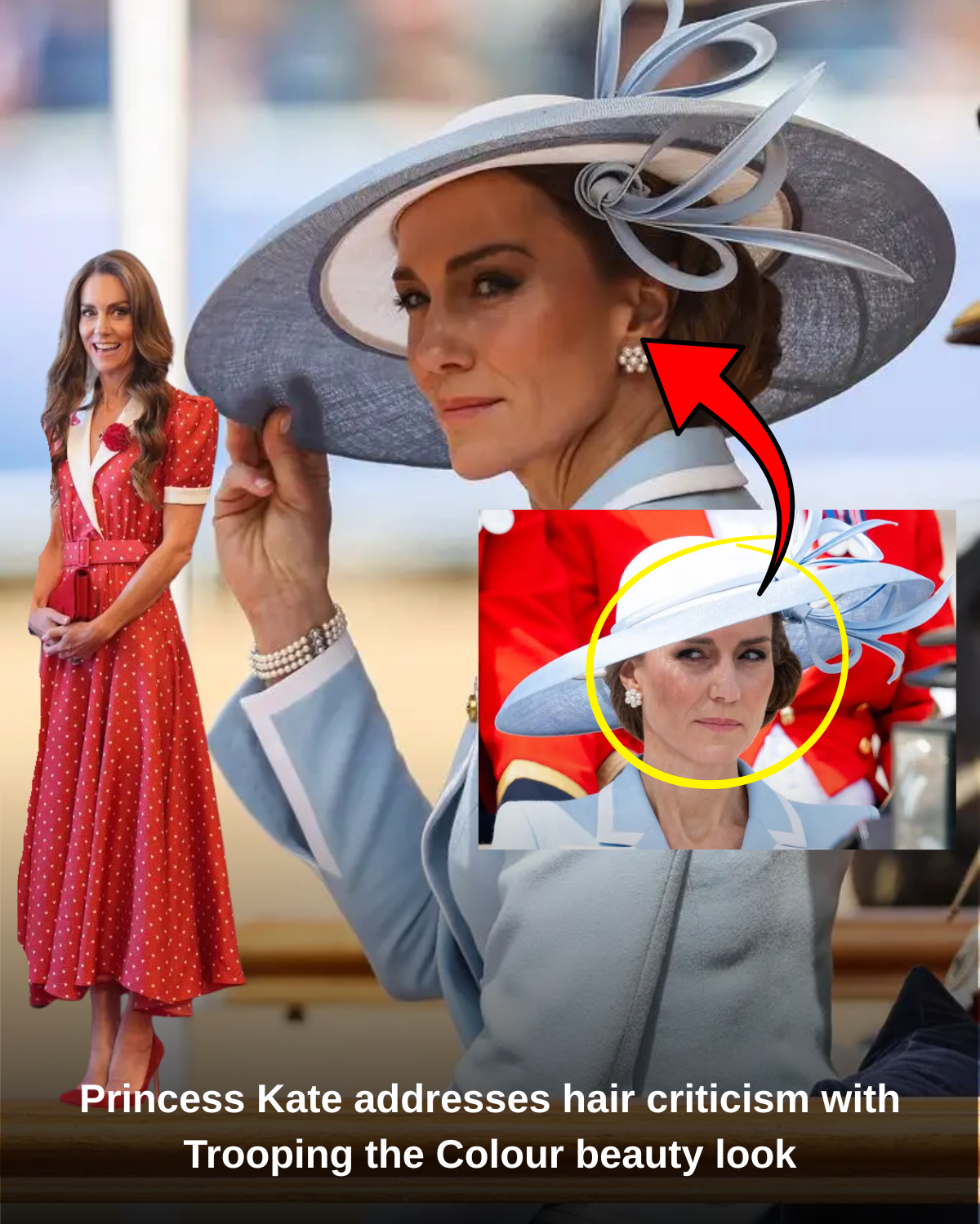 Princess Kate addresses hair criticism with Trooping the Colour beauty look