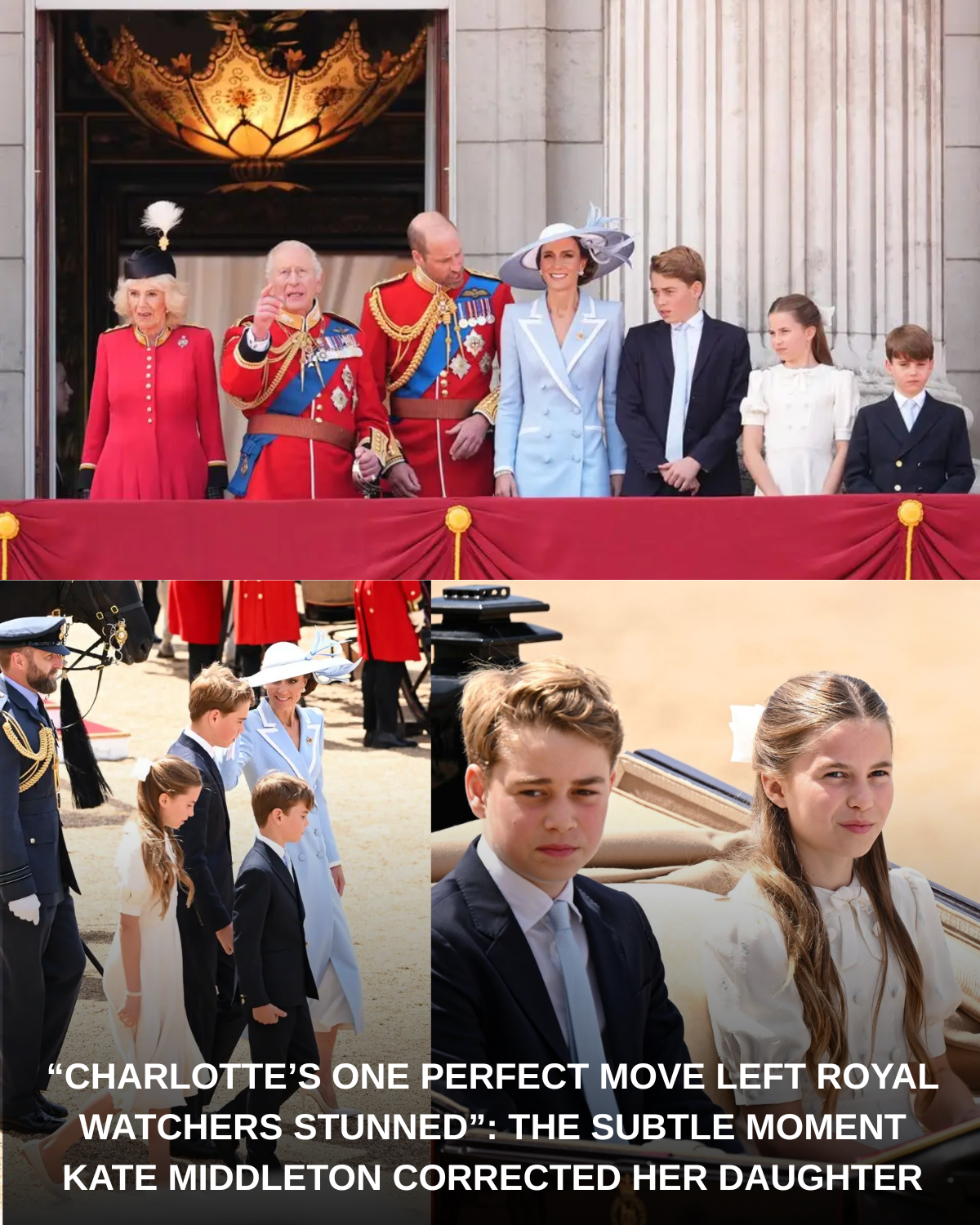 “CHARLOTTE’S ONE PERFECT MOVE LEFT ROYAL WATCHERS STUNNED”: THE SUBTLE MOMENT KATE MIDDLETON CORRECTED HER DAUGHTER—AND PROVED WHY SHE’S RAISING A FUTURE ROYAL STAR