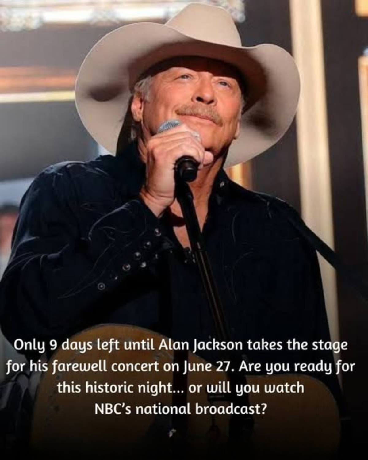 “9 DAYS LEFT UNTIL A LEGEND SAYS GOODBYE” – Alan Jackson prepares a historic final bow that leaves America emotional