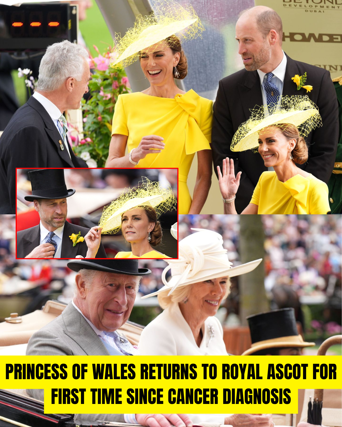 Princess of Wales returns to Royal Ascot for first time since cancer diagnosis
