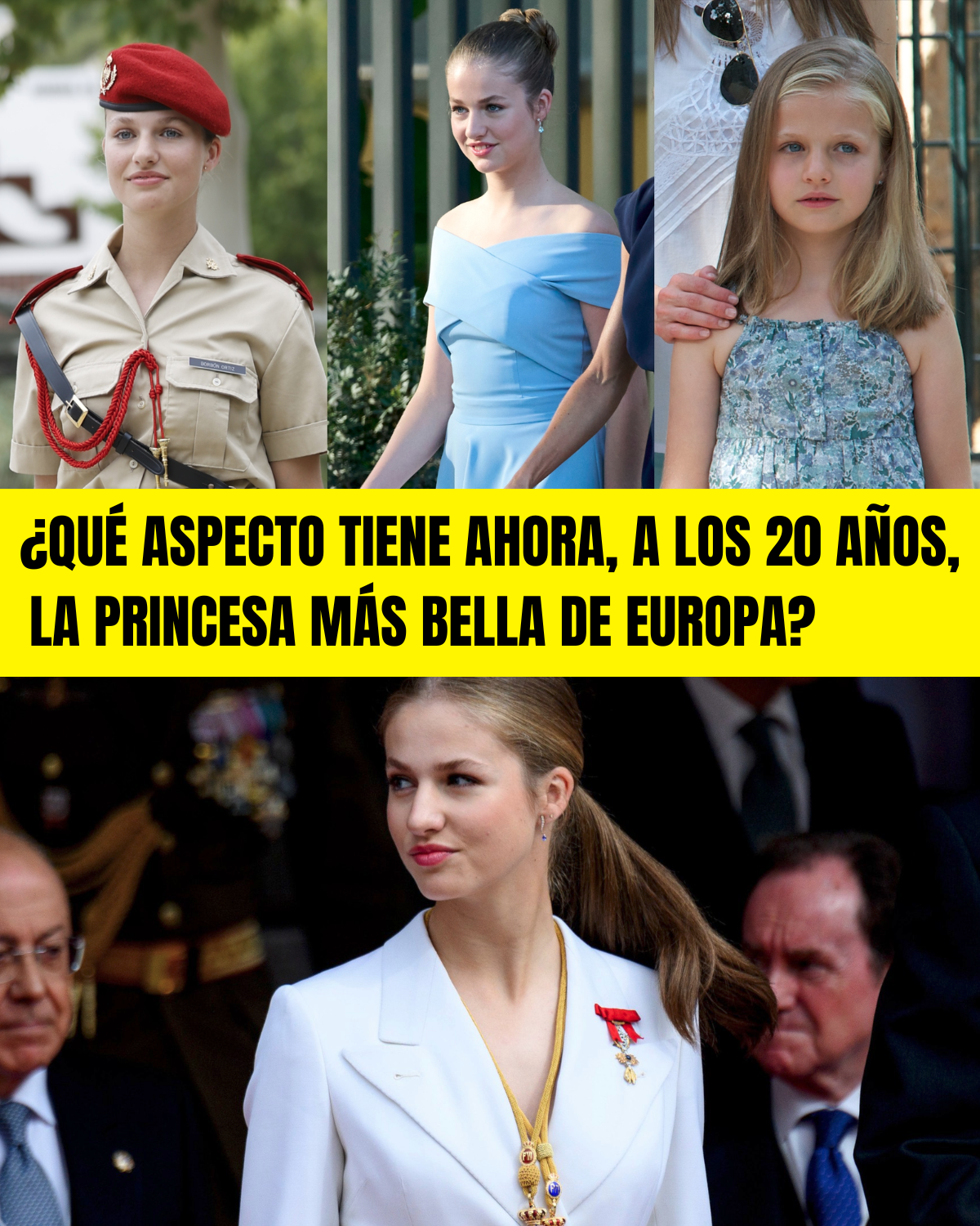 ¿Qué aspecto tiene ahora, a los 20 años, la princesa más bella de Europa?