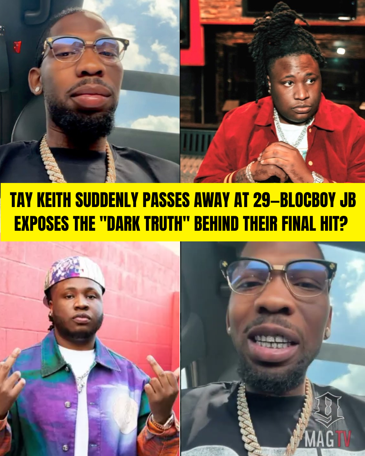 Tay Keith Suddenly Passes Away at 29—BlocBoy JB Exposes the "Dark Truth" Behind Their Final Hit?