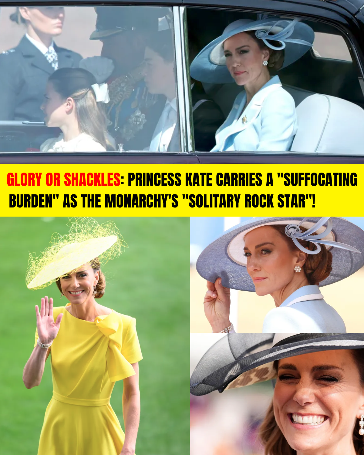 The Invisible Crown on Slender Shoulders: The Pain and "Suffocating Burden" of Princess Kate