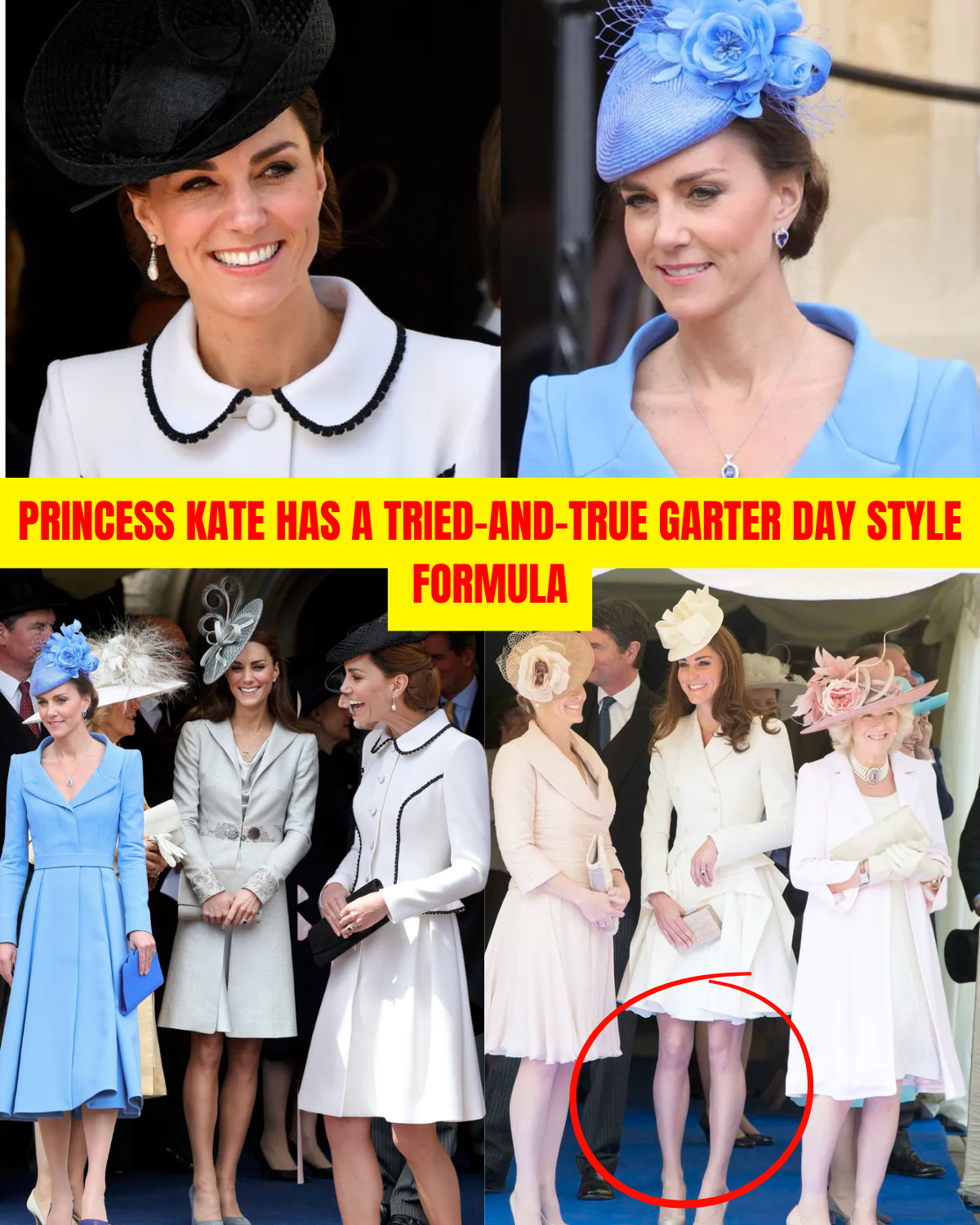 Princess Kate Has a Tried-and-True Garter Day Style Formula