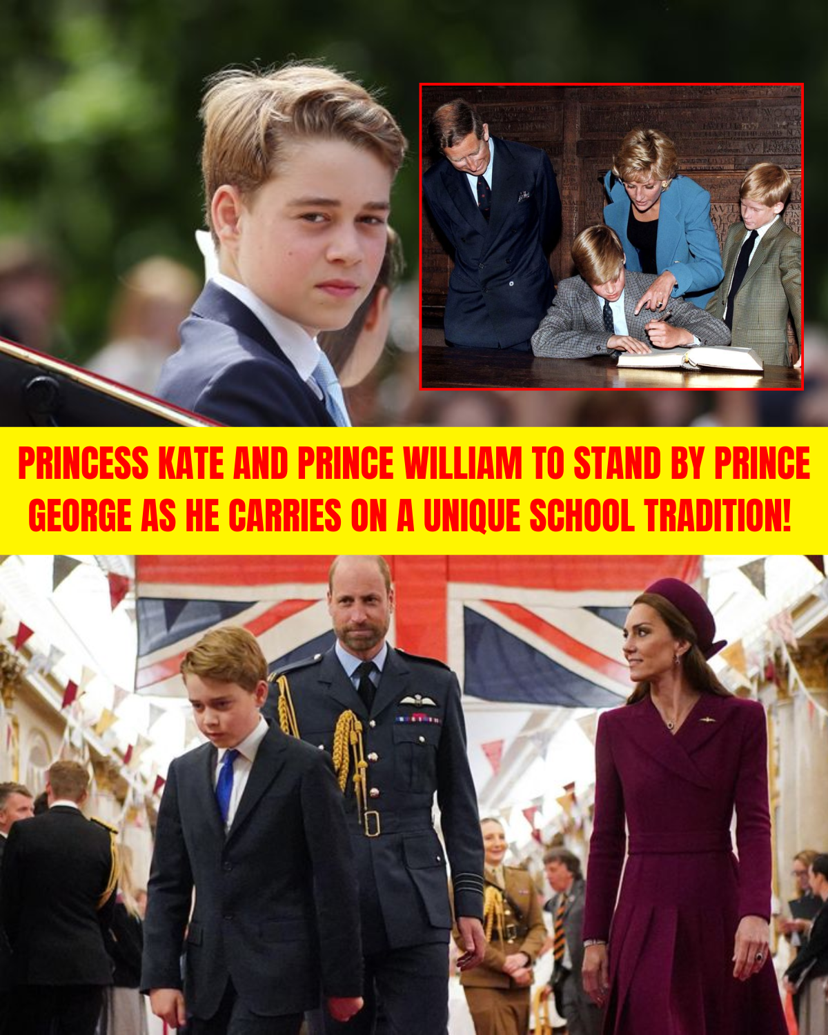 Princess Kate and Prince William to Stand by Prince George as He Carries On a Unique School Tradition!