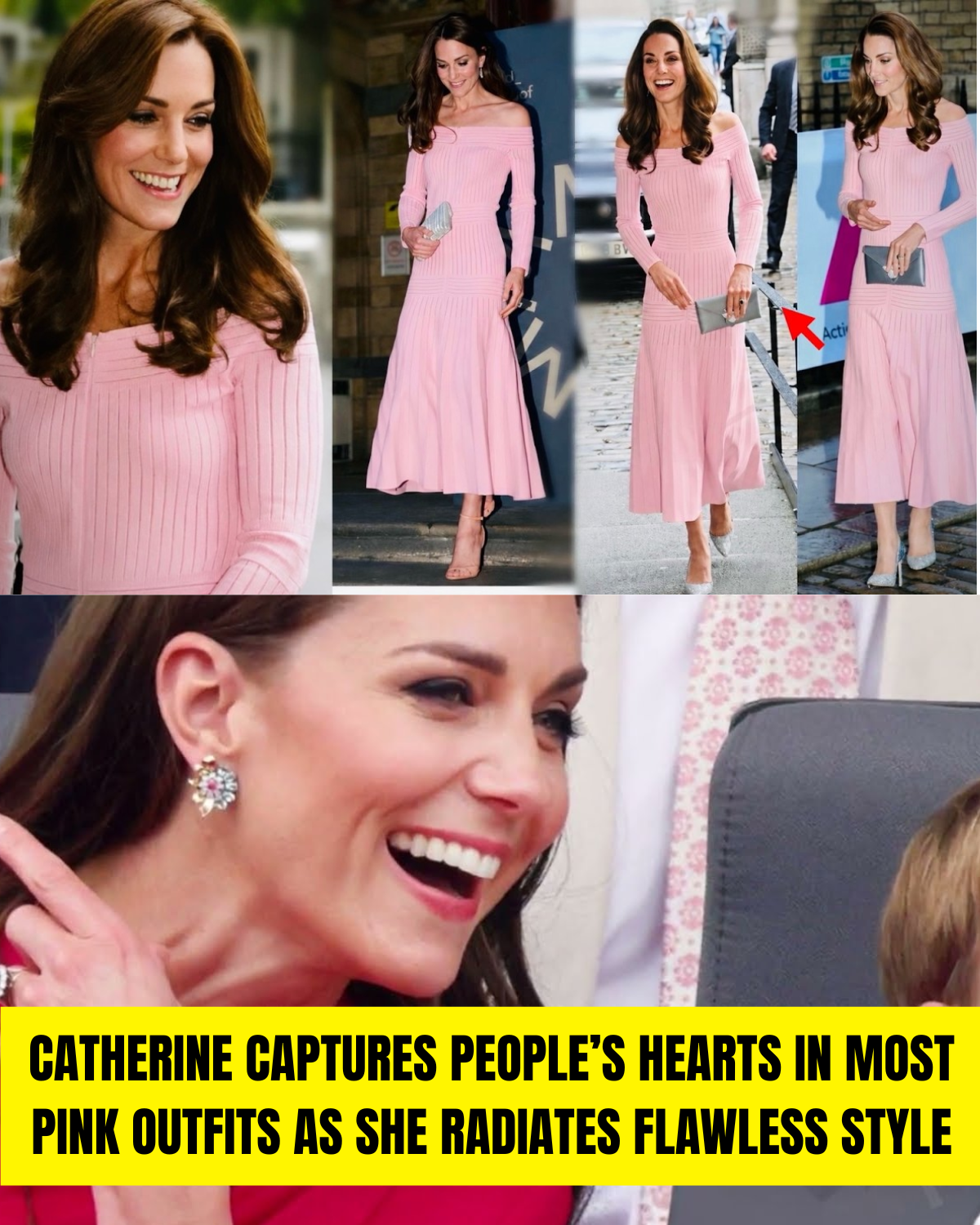 Catherine Captures People’s Hearts In Most Pink Outfits As She Radiates Flawless Style