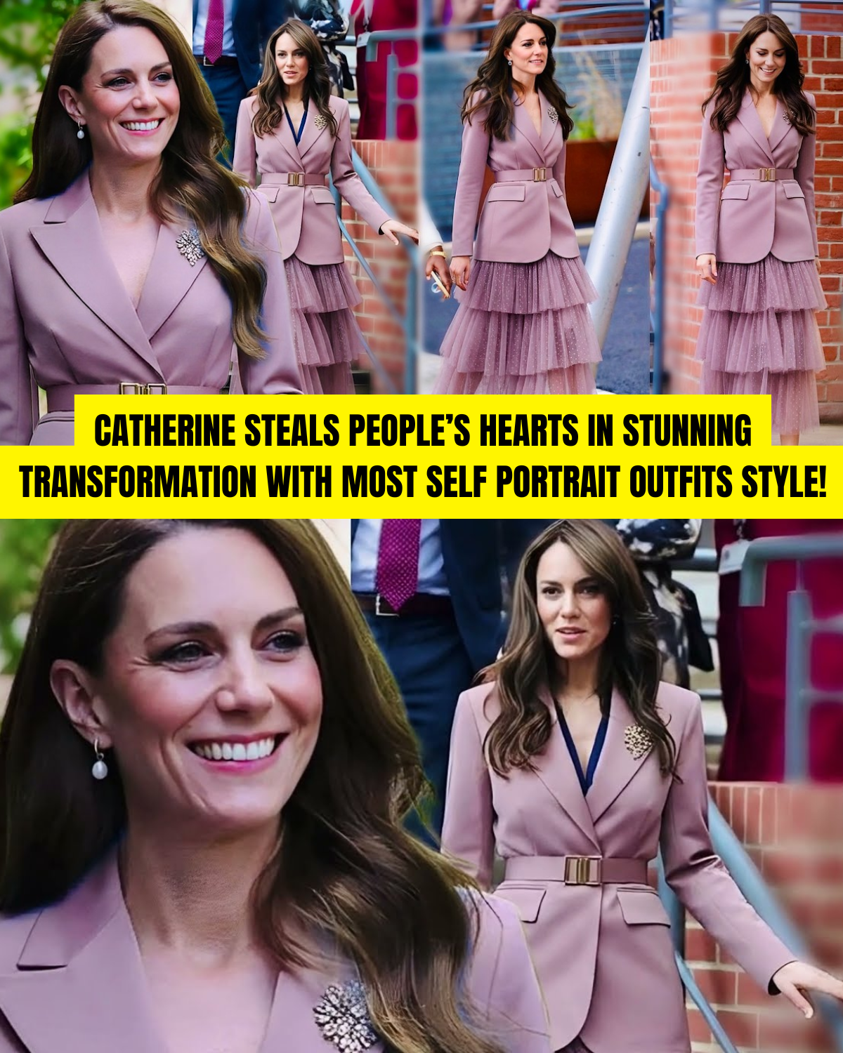 Catherine Steals People’s Hearts In Stunning Transformation With Most Self Portrait Outfits Style!