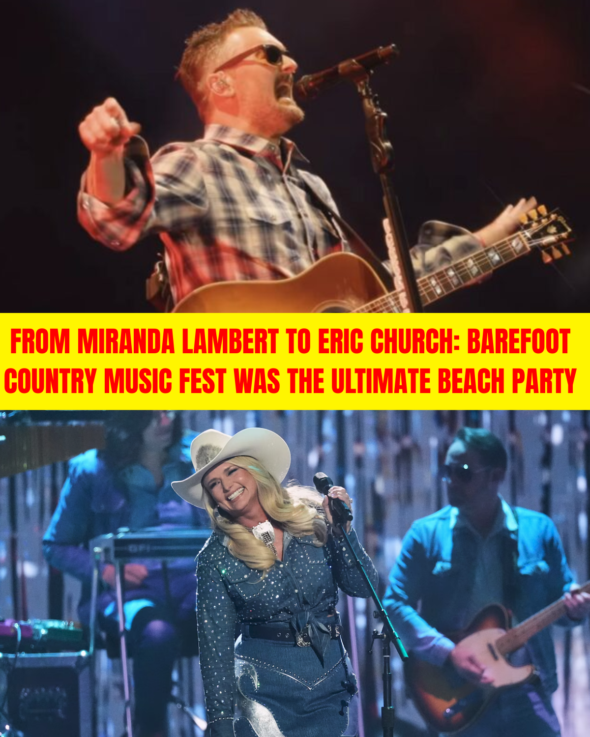 FROM MIRANDA LAMBERT TO ERIC CHURCH: BAREFOOT COUNTRY MUSIC FEST TURNED THE JERSEY SHORE INTO COUNTRY MUSIC’S BIGGEST BEACH PARTY