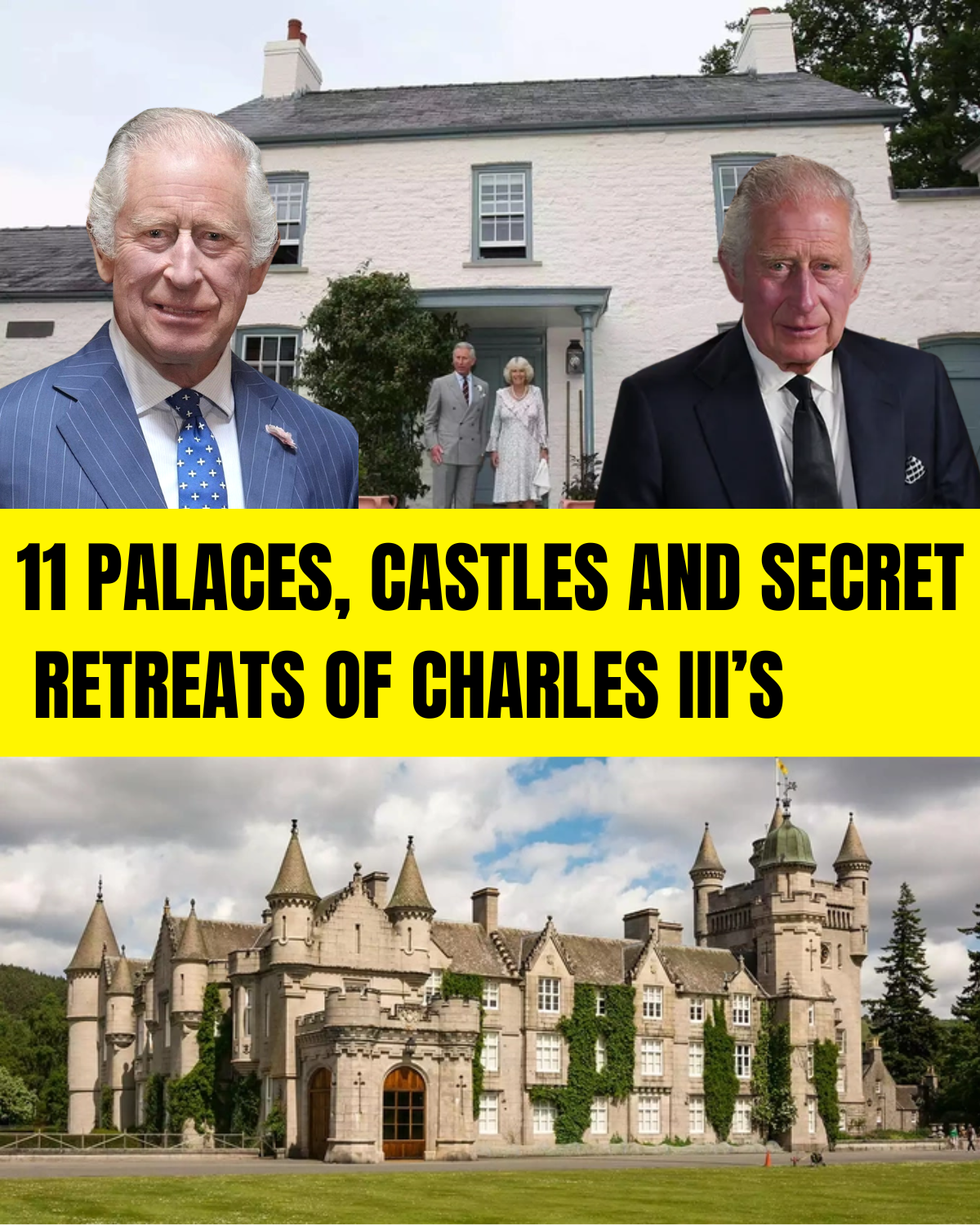 King Charles III's vast estate spans the United Kingdom.