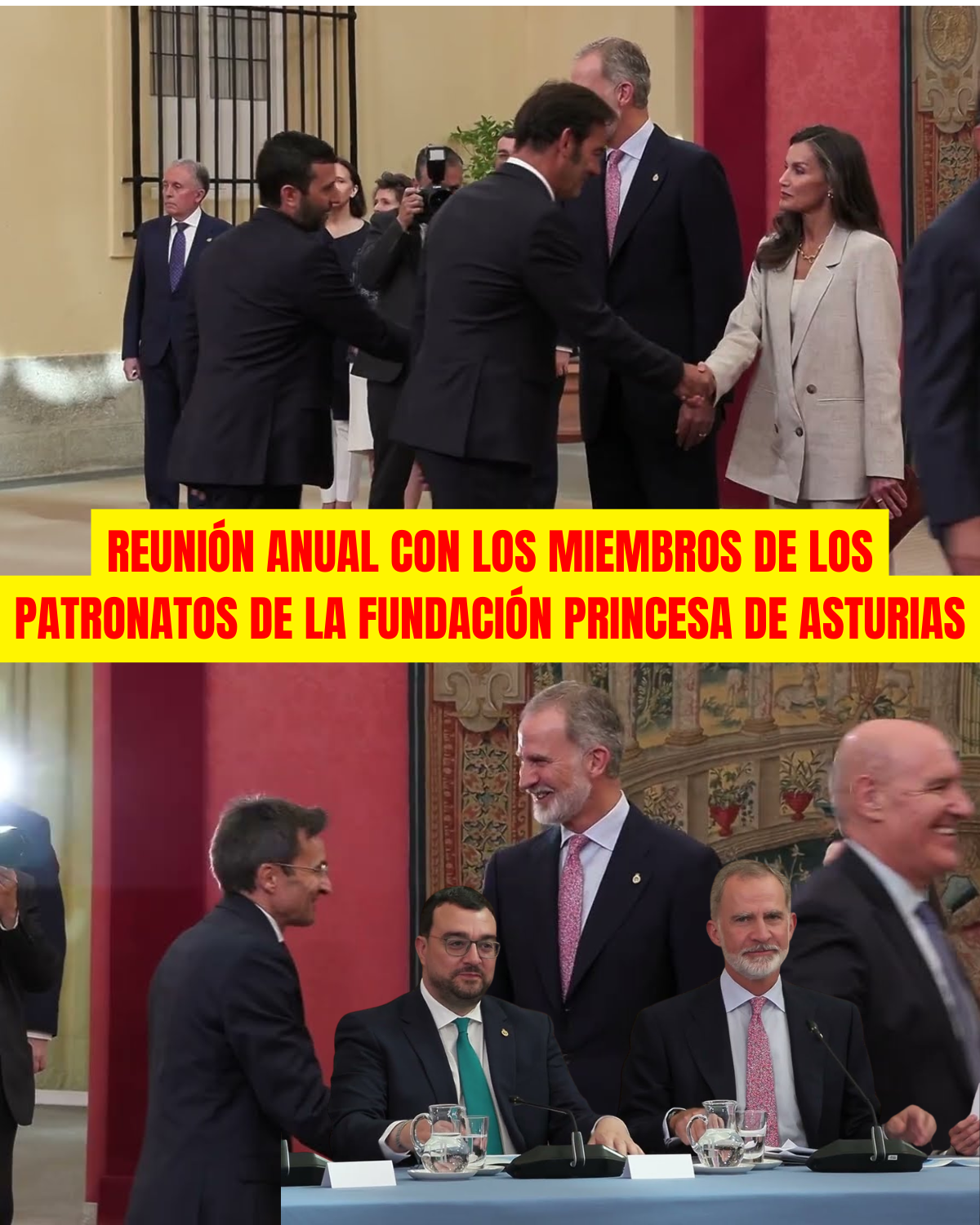 Reunión anual con los miembros de los Patronatos de la Fundación Princesa de Asturias