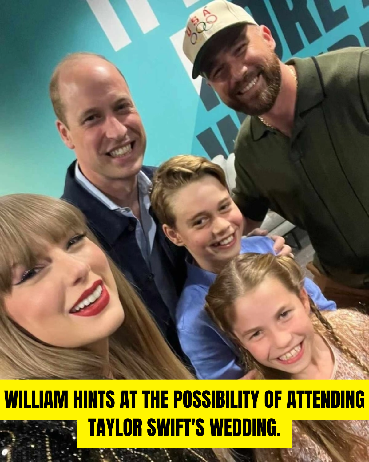 William hints at the possibility of attending Taylor Swift's wedding.