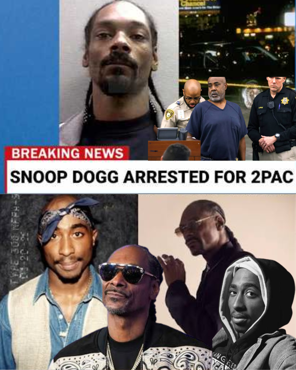 Snoop Dogg Arrested By Feds TMZ Released 2Pac Rico Witness Footage Suspect Captured Near Hospital