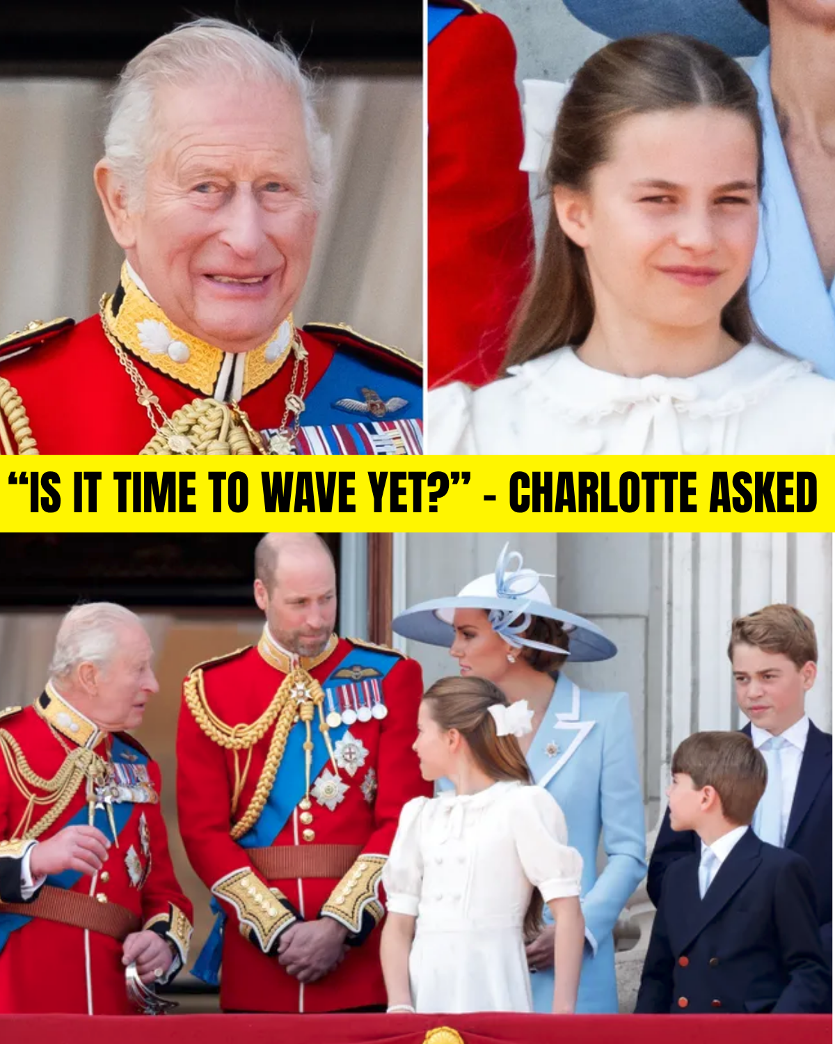 King Charles's important instruction to uncertain Princess Charlotte during key Trooping the Colour moment