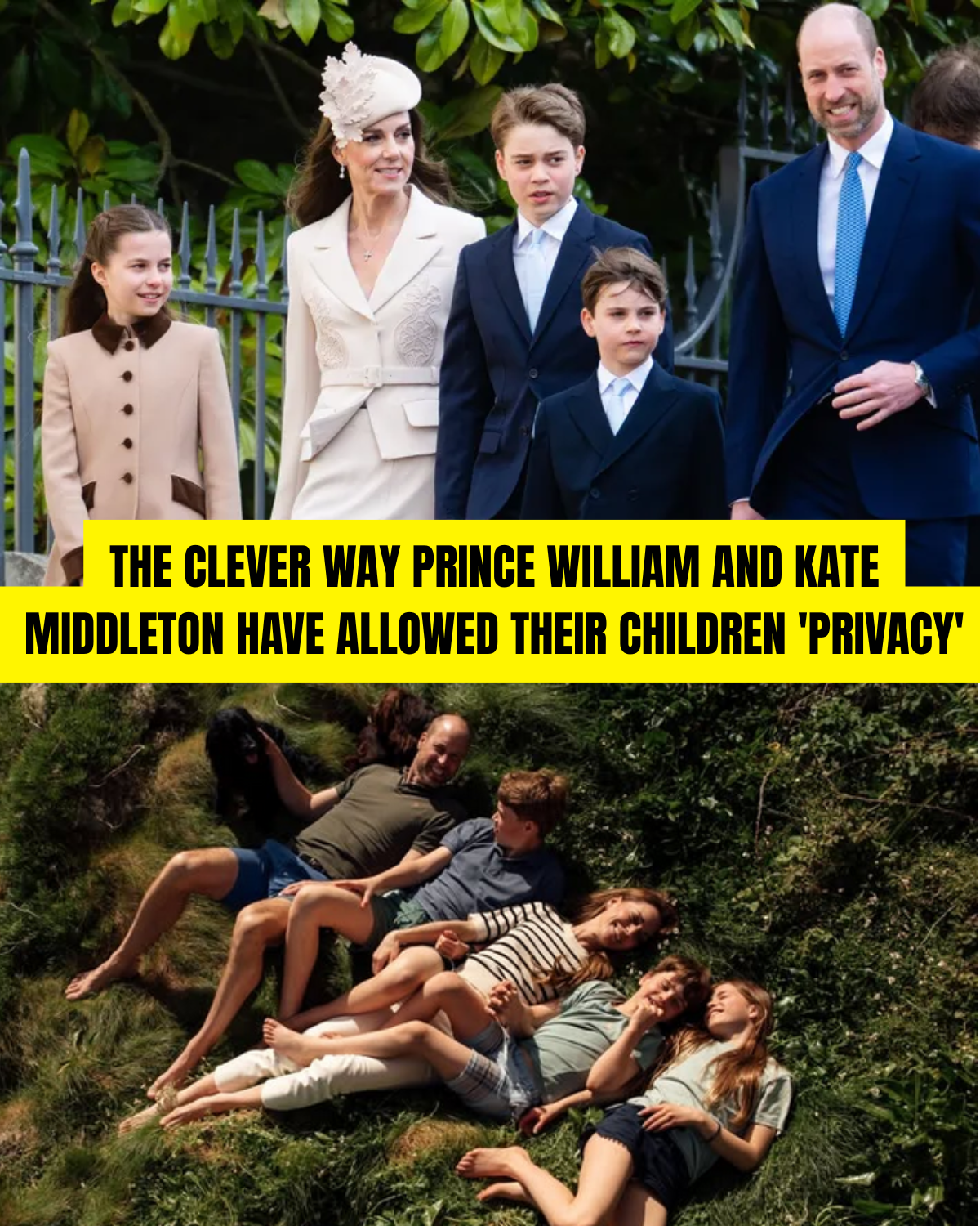The clever way Prince William and Kate Middleton have allowed their children 'privacy'