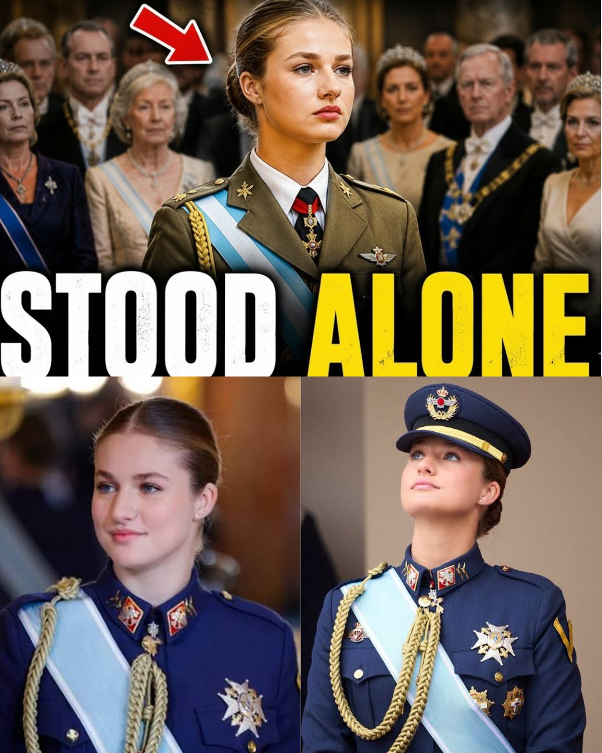 El día en que Leonor se quedó sola y toda la realeza de Europa la observó.
