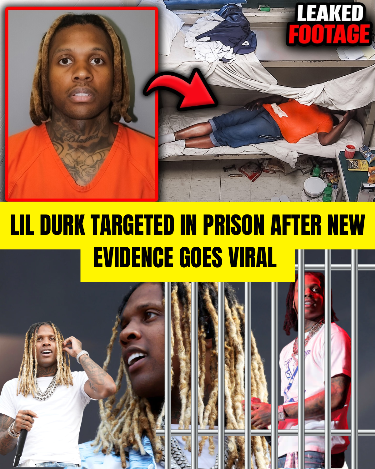 LIL DURK LOCKED DOWN: NEW CHARGES, ALLEGED BETRAYALS, AND A JAILHOUSE CHAOS THAT COULD CHANGE EVERYTHING