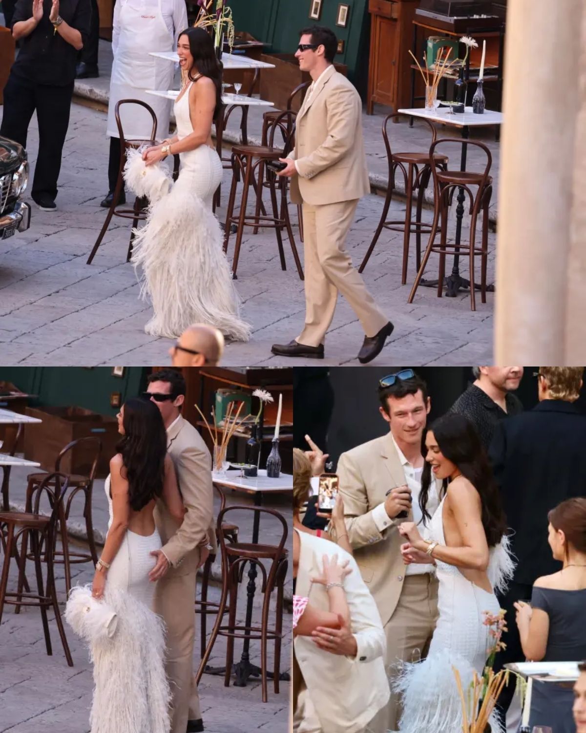 Dua Lipa Kicks Off Lavish Sicily Wedding Weekend With Callum Turner