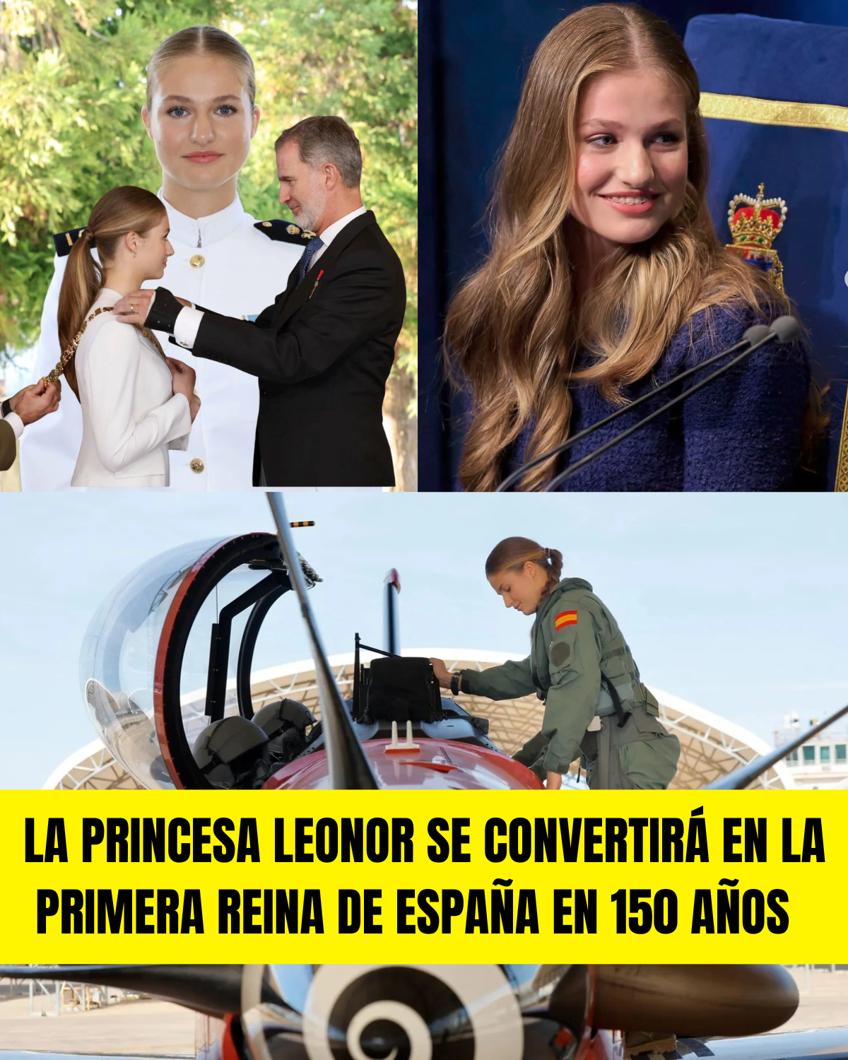 La princesa Leonor se convertirá en la primera reina de España en 150 años.