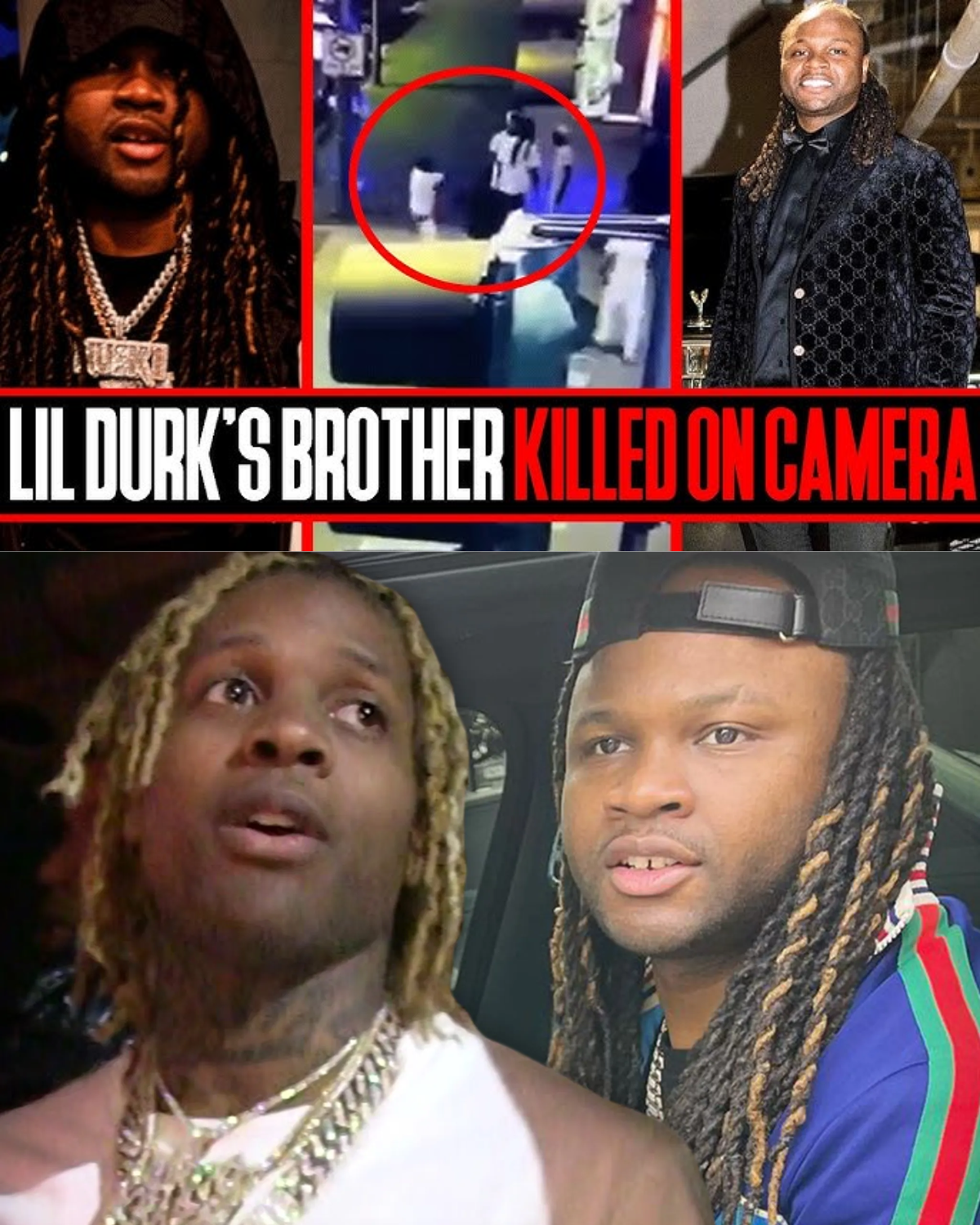 Lil Durk's Brother MoneyMaking DThang Sh0t &amp; K!lled On Camera + Last Moments Inside Club O