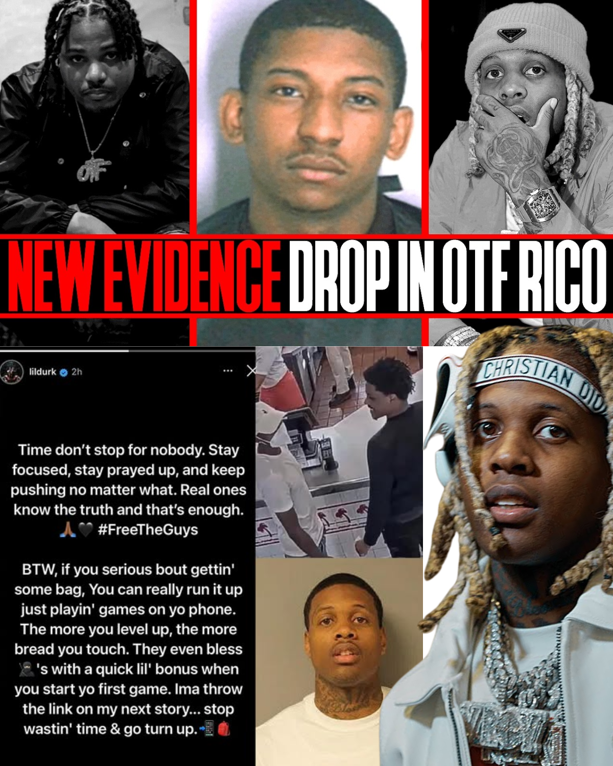 The FEDS Drop Crazy Evidence Against Lil Durk &amp; OTF + Text Messages Ordering Hits!!