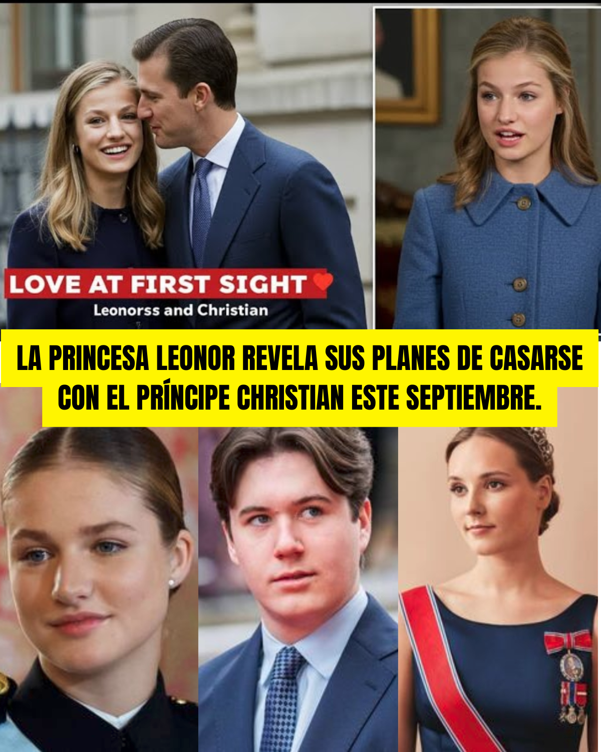 EL RUMOR SOBRE LEONOR Y CHRISTIAN QUE SACUDE A LAS MONARQUÍAS DE EUROPA