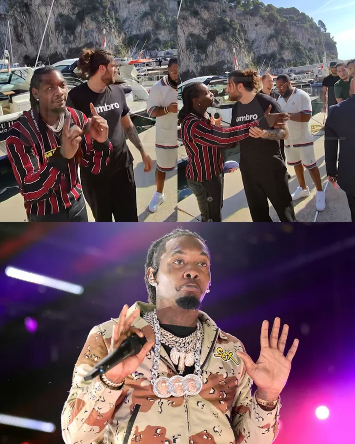 Offset Confronts Driver During Heated Monaco Street Incident