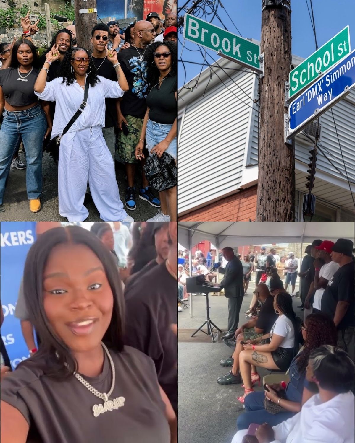 ScarLip Shines at DMX Street Naming Ceremony: A Heartfelt Tribute to a Hip-Hop Legend!
