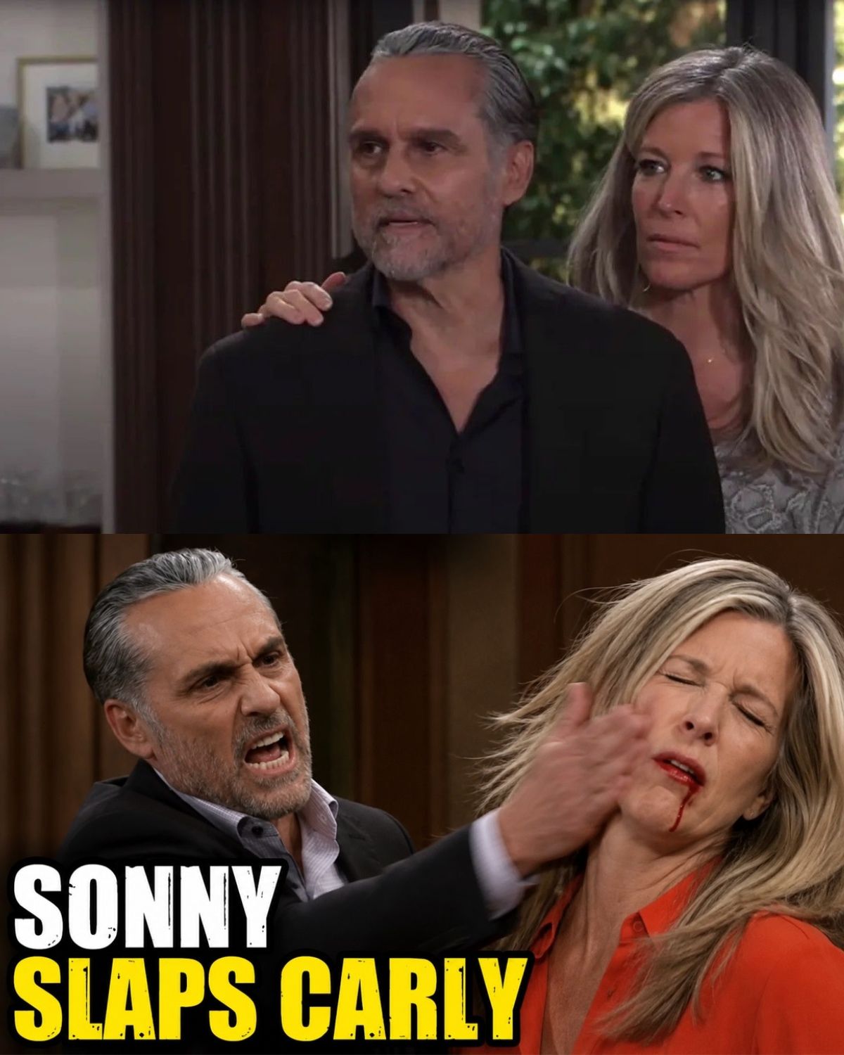 Sonny Declares War on Carly & Valentin! Brick's Secret Mission Could Tear Them Apart