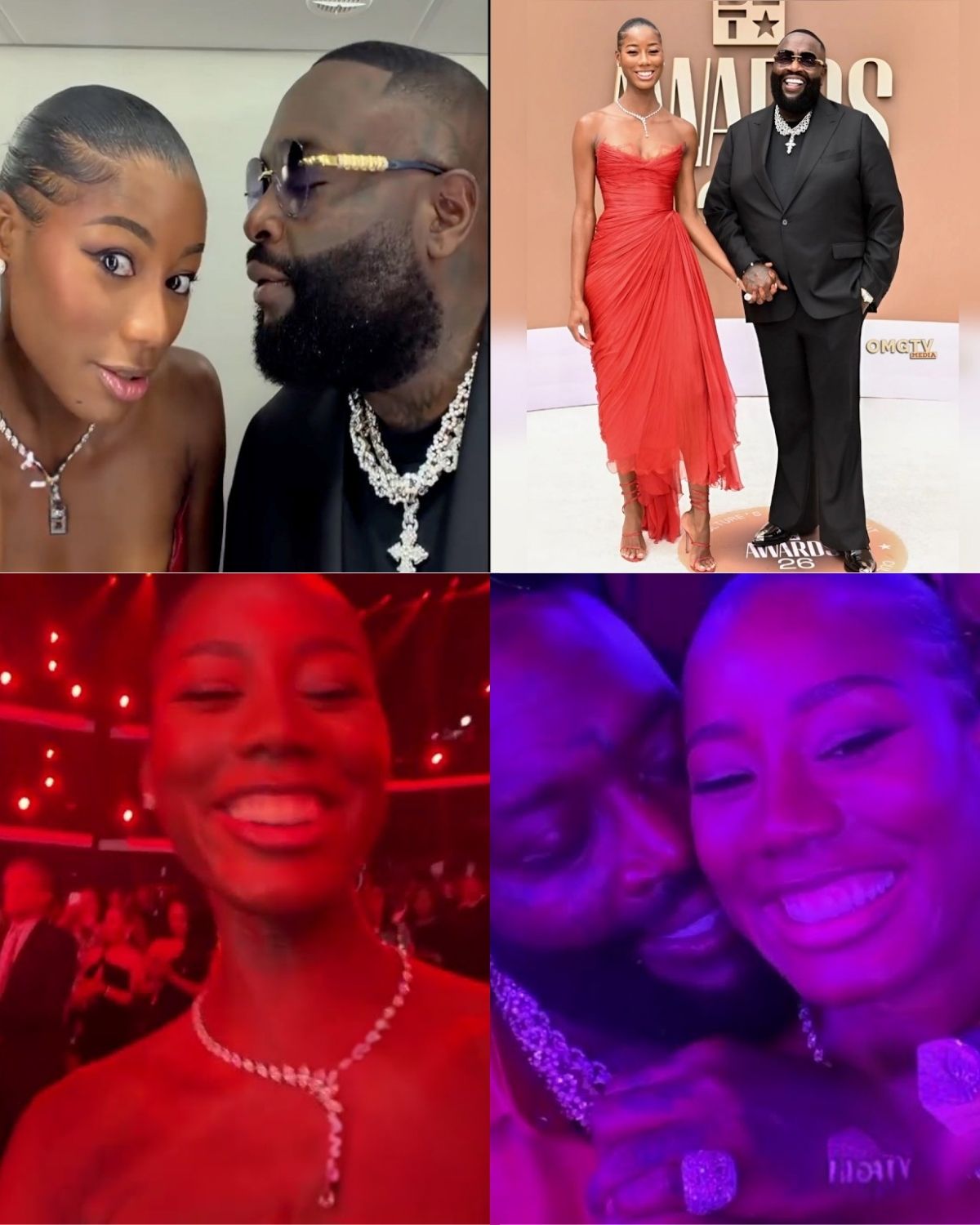 Rick Ross and Ex-Girlfriend Jazzma Kendrick Ignite the 2026 BET Awards with a Surprise Reunion!