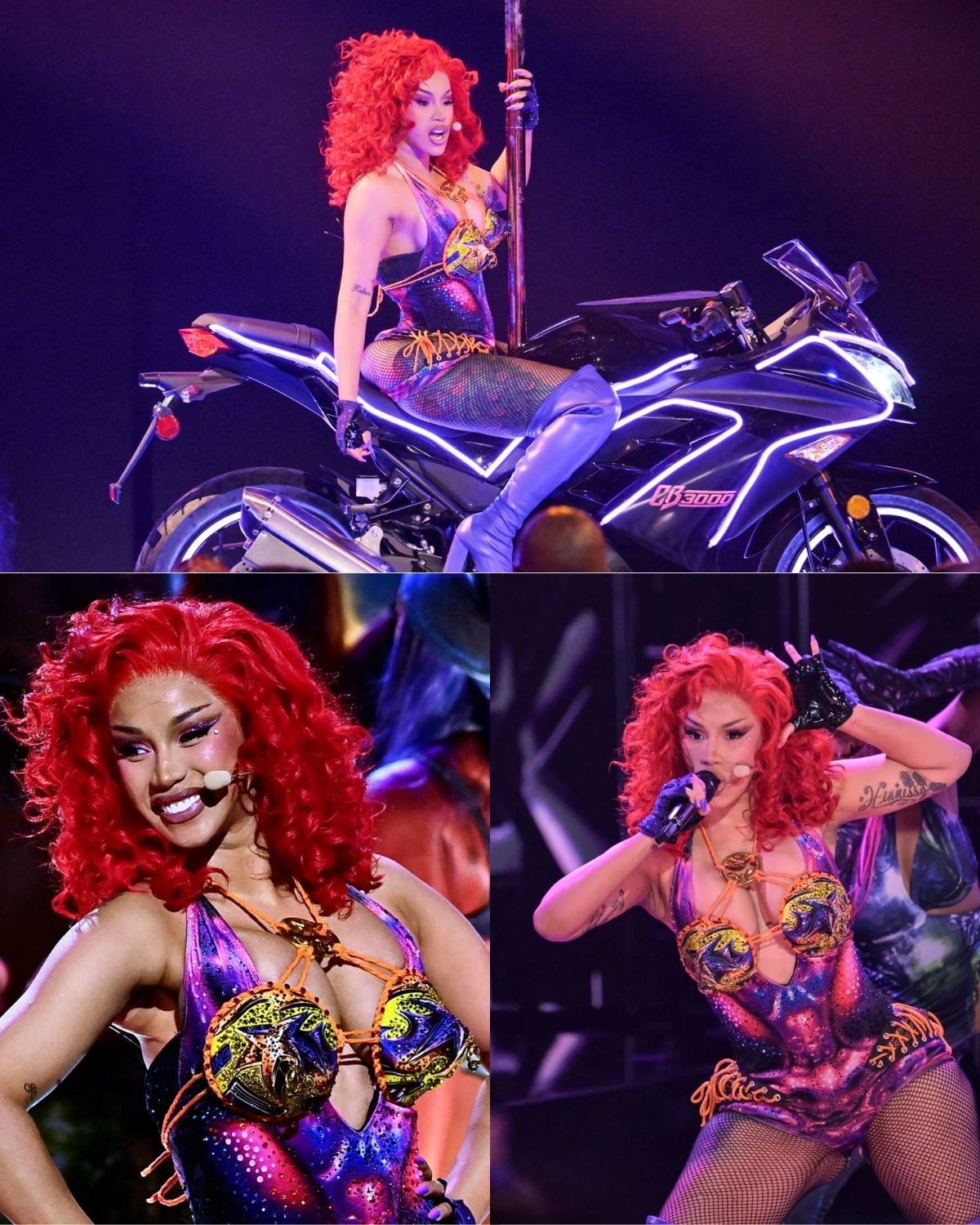 Cardi B Debuts Fiery Red Hair Transformation During Show-Stopping 2026 BET Awards Performance