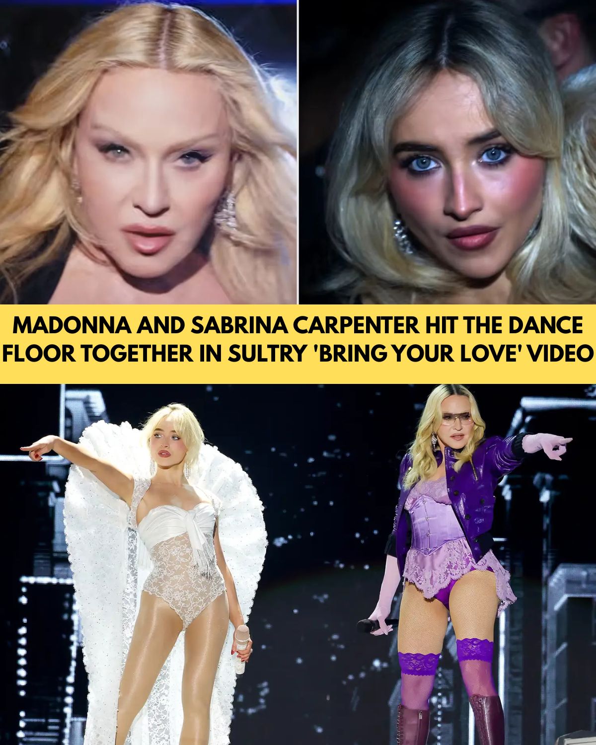 Madonna and Sabrina Carpenter Just Dropped Their Steamiest Collaboration Yet — And Fans Can't Stop Watching