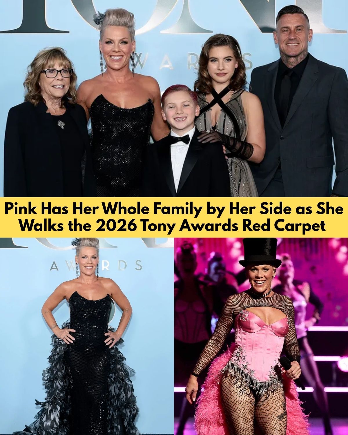 The Tony Awards Pink Carpet Turned Into a Family Affair — And These Photos Have Everyone Talking