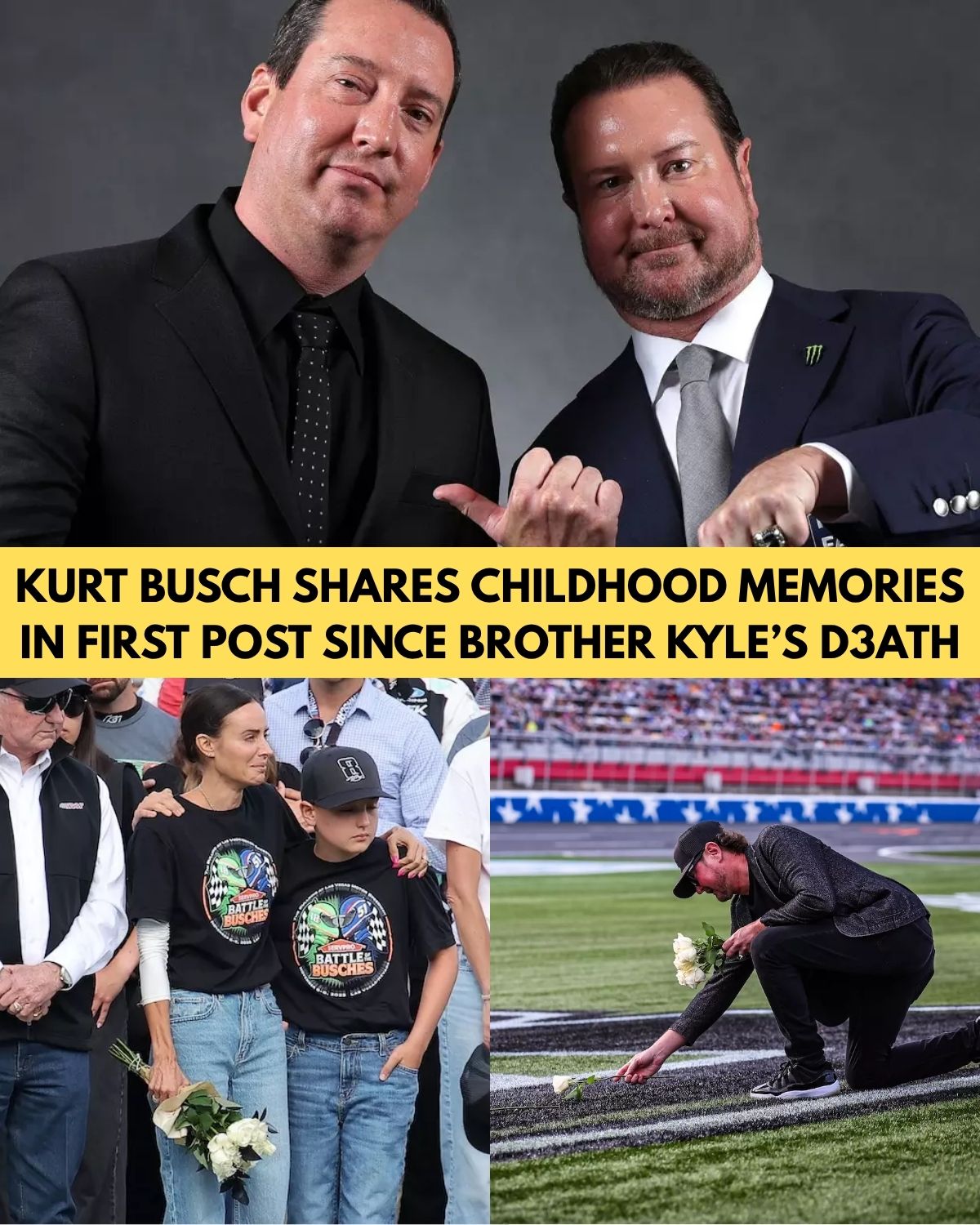 Kurt Busch Finally Breaks His Silence — And His Tribute to Kyle Has NASCAR Fans in Tears