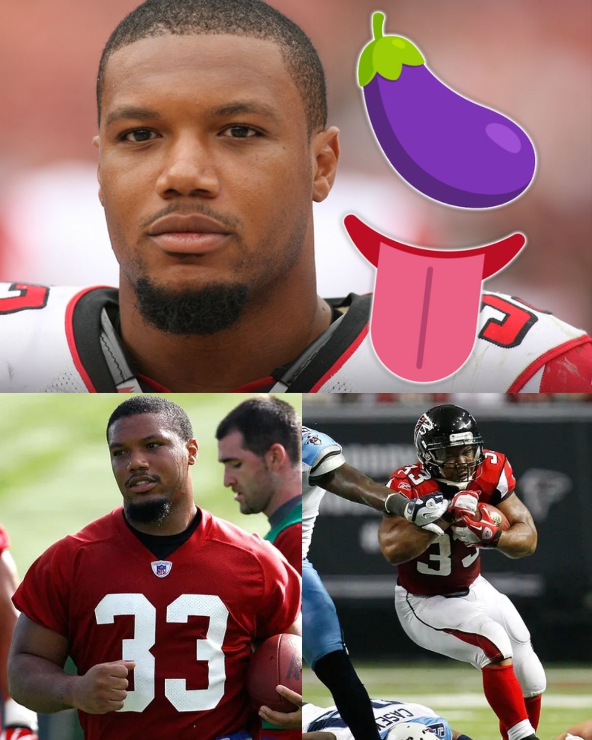 Ex-NFL Star Michael Turner’s Alleged Eggplant Emoji Messages Become Key Topic in Court Battle