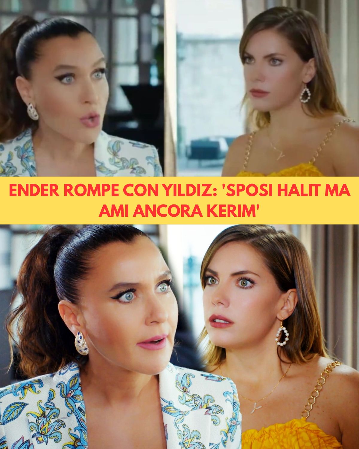 Yilmaz lascia Yildiz: “Sposerai Halit ma ami ancora Kerim”
