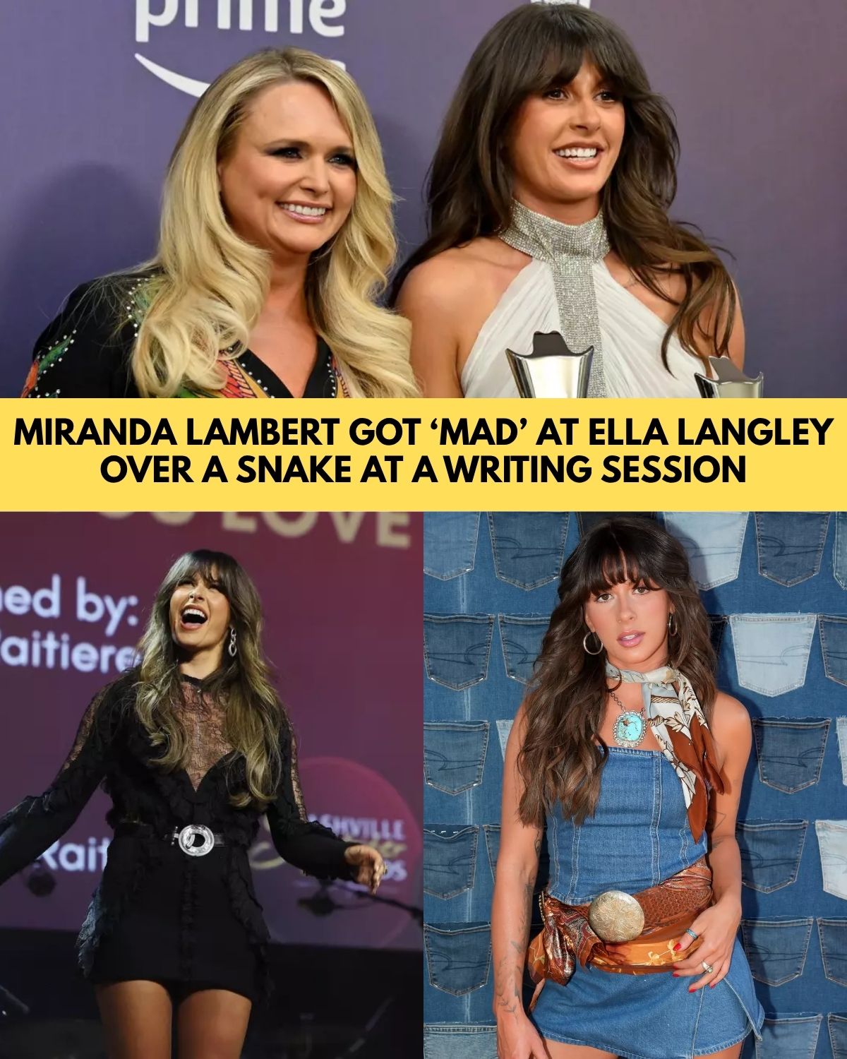Miranda Lambert Was Furious at Ella Langley Over a Snake — But Not for the Reason You'd Expect