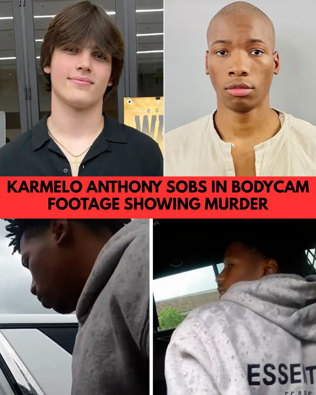 Newly Released Bodycam Shows Karmelo Anthony Crying Moments After Fatal Stabbing That Changed Two Families Forever