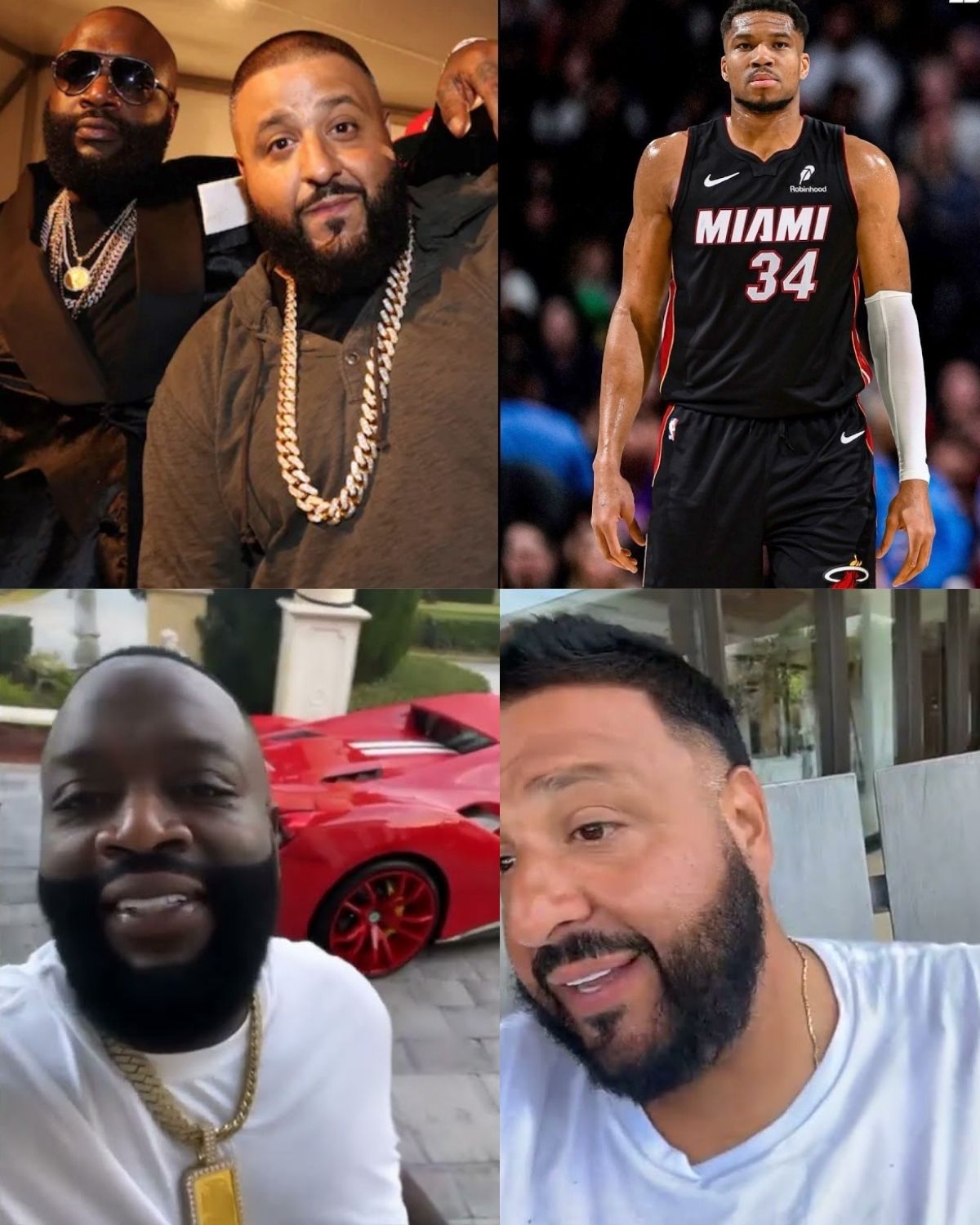 Miami Heat Welcomes NBA Sensation Giannis Antetokounmpo with Star-Studded Bash Hosted by Rick Ross &amp; DJ Khaled!
