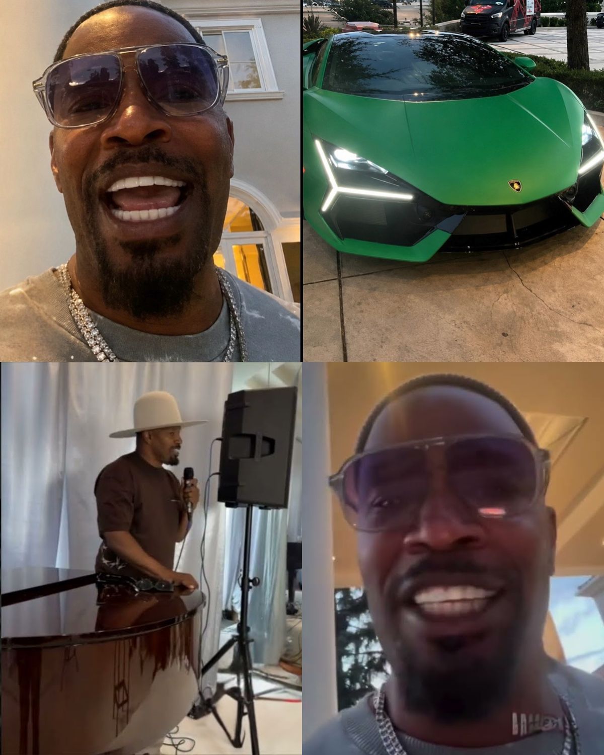 Tank's Dazzling Arrival: Jamie Foxx's Mansion Gets a Boost with an $800K Lamborghini Revuelto!