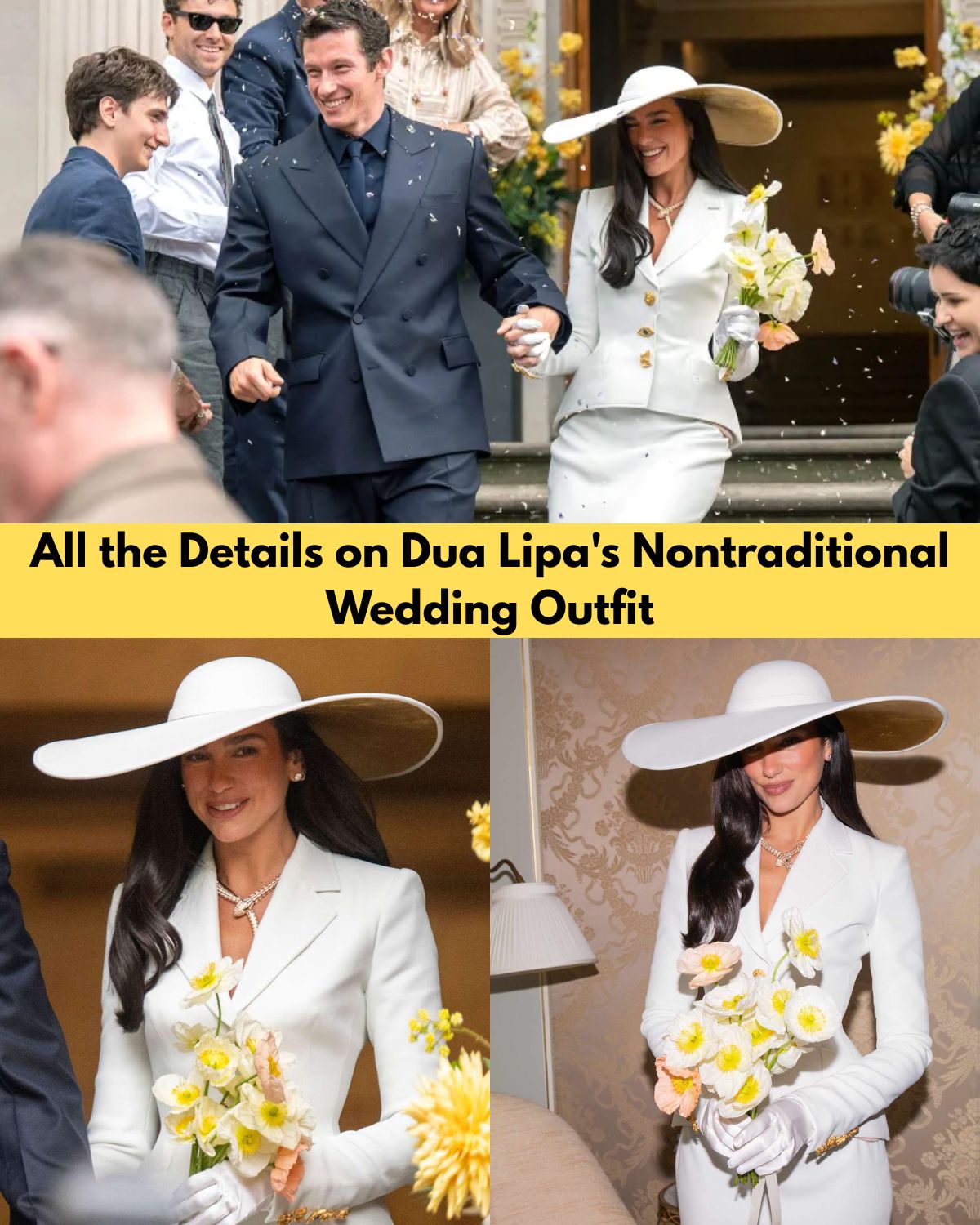 Dua Lipa Ditched the Traditional Wedding Dress — And Fans Can’t Stop Talking About What She Wore Instead
